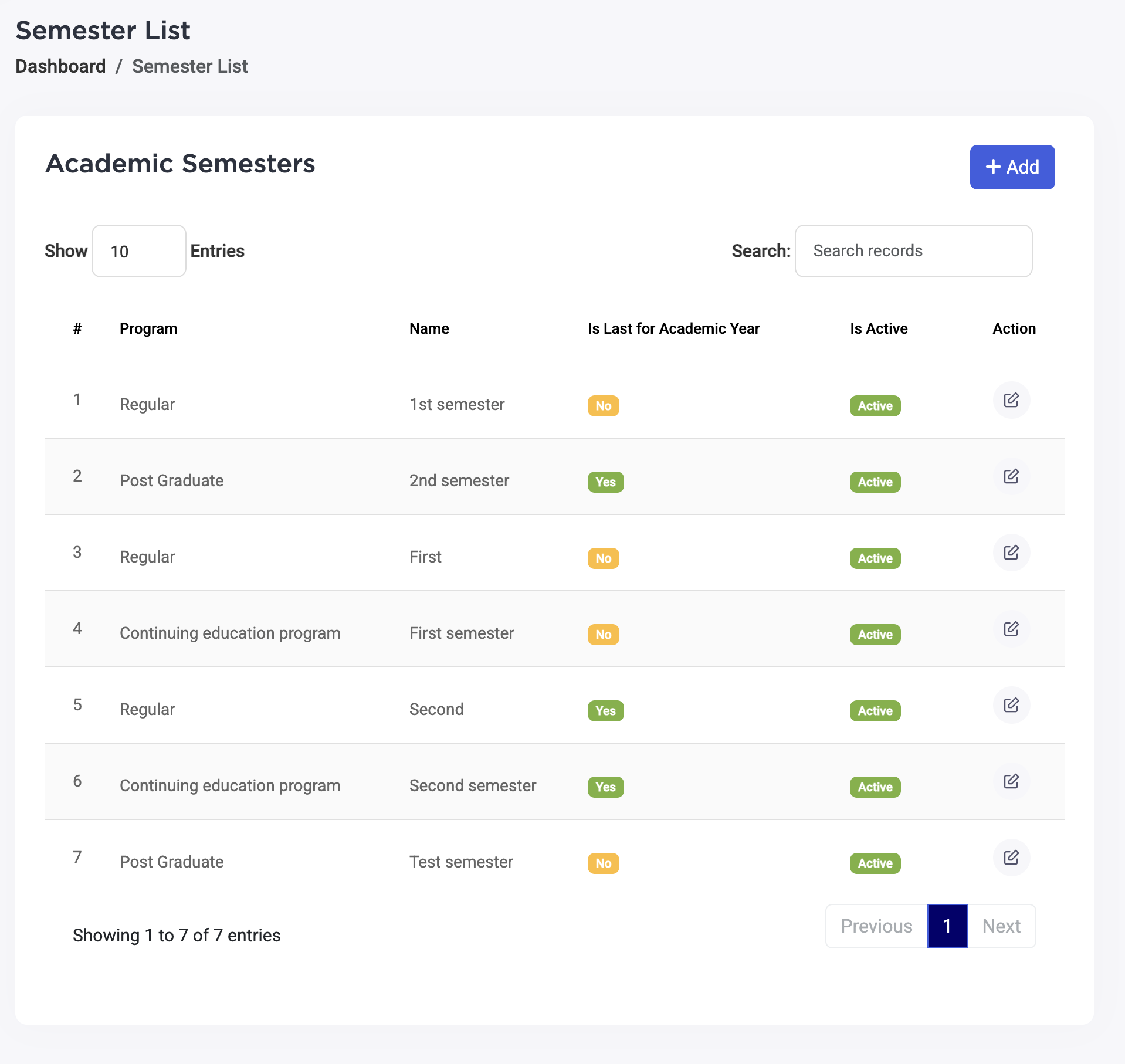 Student Learning